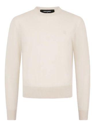 Dsquared2 crew-neck sweater - Neutrals