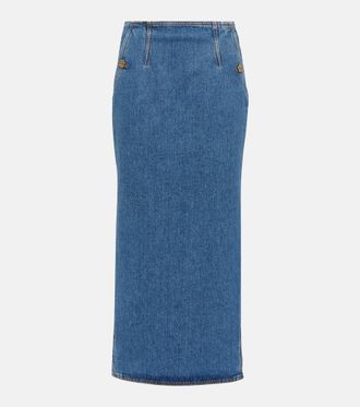スカート Etro Skirts ETRO floral-jacquard Maxi Skirt | Blue | FARFETCH