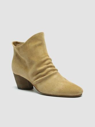Officine Creative Beth 006 Light Suede Bootie in Light Brown at Nordstrom, Size 40