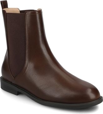 Journee Collection Violet Chelsea Boot in Chocolate at Nordstrom Rack, Size 7.5