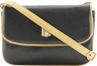 Celine Pre-owned Cross Body Bags, female, Black, Size: ONE SIZE Pre-owned Leather celine-bags
