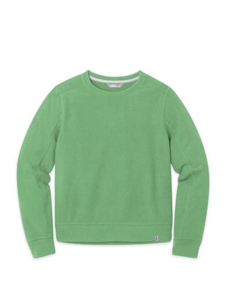 Stio | Womens Turpin Fleece Crew Top, Size Extra Small in Forage Heather