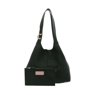 Coccinelle C-Easy Schoudertas - Dames - Tassen - Groen - Maat: ONE Size Leer