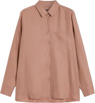 Max Mara Overhemd met opgestikte zak - Beige