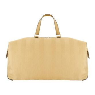 Fendi Lui 48 Duffle Bag - Heren - Weekendtassen - Beige - ONE Size - Nylon - Tassen