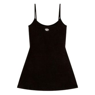 Diesel Short Dresses, female, Black, XS, D-Newhop-Od Mini Dress