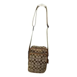 Coach Borsa a tracolla Pre-owned in tela - - Pre-owned - Donna - Beige - ONE SIZE