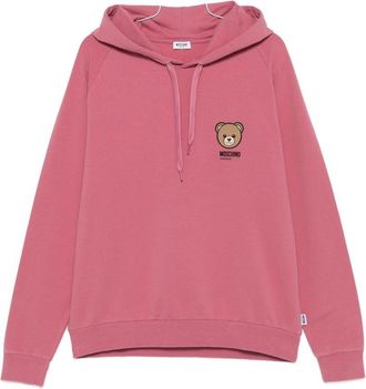 Moschino Relaxed Fit Hoodie with Teddy Bear Graphic