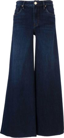 Kut from the Kloth Womens Blake High Rise Super Wide Leg Jeans In Dark Wash