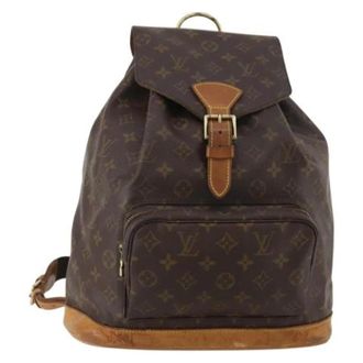 Louis Vuitton Pre-owned Montsouris GM Zaino - - Pre-owned - Donna - Marrone - ONE SIZE