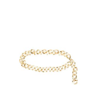 Cult Gaia Bracelets, female, Yellow, Size: ONE SIZE Hammered Chain-Link Bracelet