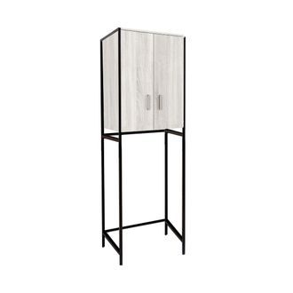 tomasucci Mueble sobre lavadora LAVANDER&Iacute;A - B, negro