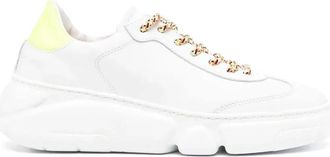 AGL Emilie Lage Leren Sneakers - Dames - Sneakers - Wit - 40 EU - Leer - Schoenen