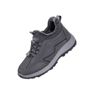 Generic Women Winter Boots, Womens Ankle Boots Flat Wide - Casual Slip On Short Boot Lightweight Hiking Boot Classic Sports Shoes Fleece Lined Shoes Comfortab