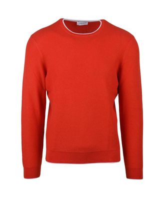 Heritage Red Cotton Sweater