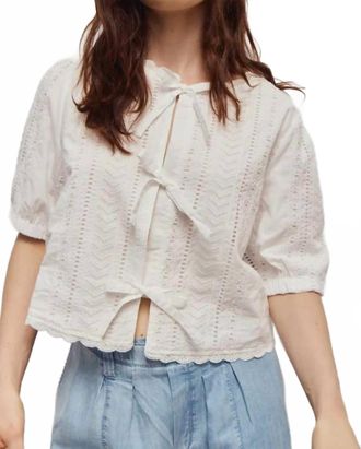 M&eacute;lissa Nepton Giana Blouse In Off-White