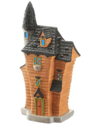National Tree Company 12 Haunted House With Tower And Led Light