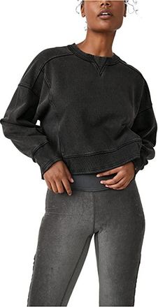 Free People Movement Intercept Pullover Womens Clothing Black : XS (Womens 0-2), Cotton/Polyester