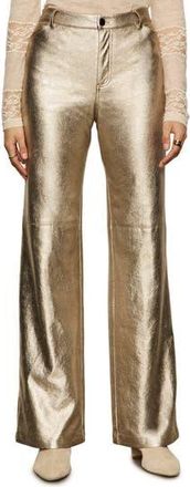 Sanctuary Candence Straight Leg Pants in Platinum Yellow at Nordstrom Rack, Size 24