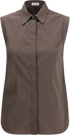 Brunello Cucinelli Mujer, Blusas y Camisas, Marr&oacute;n, Talla: S