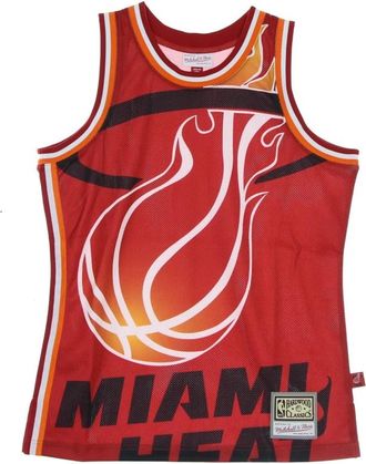Mitchell & Ness Miami Heat Basketbal Tanktop - Heren - Fitness - Veelkleurig - S - Polyester - Fitness