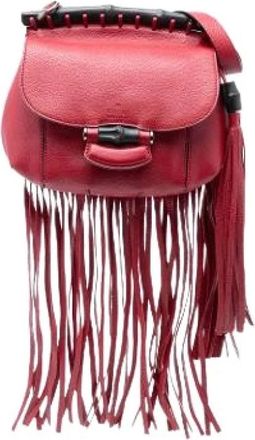 Gucci Pre-owned Cross Body Bags, female, Red, Size: ONE SIZE Pre-owned Vintage Cross Body Bag