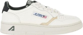 Autry White Low-Top Sneakers