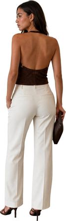 Stouls Womens Top Cherry Suede Brown Tops
