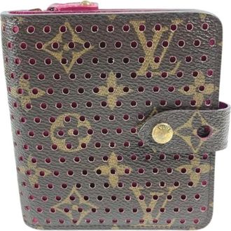 Louis Vuitton Pre-owned Canvas Portemonnee - Dames - Vintage Accessoires - Bruin - ONE Size - Vintage