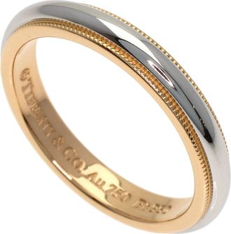 Tiffany & Co. Pink Gold (18K) Platinum 950 Band Ring (Pre-Owned)