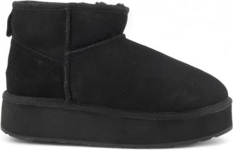 Emu Stinger Micro Flatform 2.0 - Dames - Winterlaarzen - Zwart - 37 EU - Leer - Schoenen