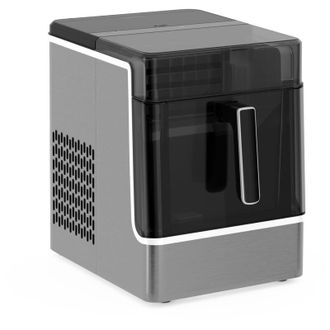 Klarstein Klarstein Ice Lux - Macchina del ghiaccio Acciaio inossidabile 23 kg/24 ore Autopulente