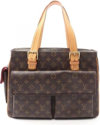 Louis Vuitton Pre-owned Tote Bags, female, Brown, Size: ONE SIZE Pre-owned Canvas louis-vuitton-bags