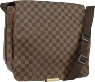 Louis Vuitton Pre-owned Cross Body Bags, female, Brown, Size: ONE SIZE Pre-owned Vintage Canvas Cross Body Bag