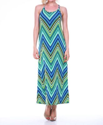 White Mark Adalina Maxi Dress In Green