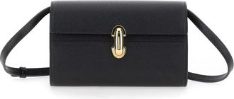Savette Tassen, Dames, Zwart, ONE Size, Leer, Symmetry Shoulder Bag