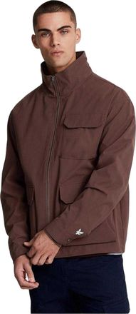 Lyle & Scott Softshell-jas voor heren met 3 zakken (Rood)