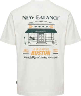 New Balance Grab A Bite Boston Graphic T-Shirt - White