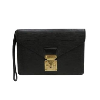 Louis Vuitton Pre-owned Clutches, female, Black, Size: ONE SIZE Pre-owned Syst&egrave;me Dragonne Epi Leather Clutch Bag