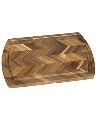 Lipper International Acacia Herringbone Cutting Board