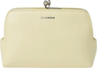 Jil Sander Cross Body Bags, female, Yellow, Size: ONE SIZE Goji Micro Clutch Bag
