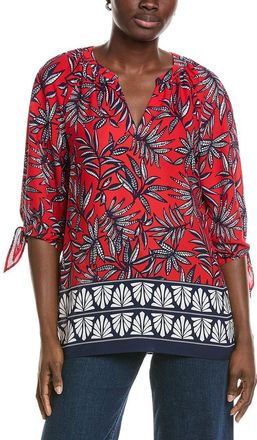 Jones New York Elbow Raglan Sleeve Blouse