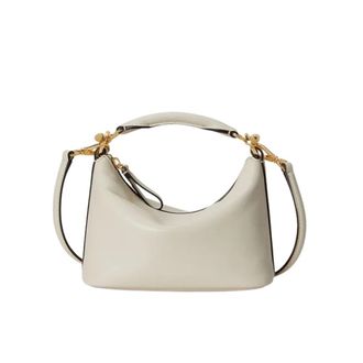 Ralph Lauren Mini Bags, female, White, Size: ONE SIZE Mini Blaike Leather Tote Bag