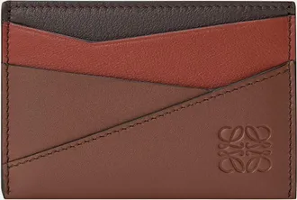Loewe Mens Puzzle Calfskin Card Holder