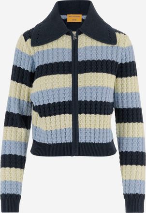 Guest In Residence Kirby-Strick aus Seide und Baumwolle