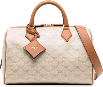 MCM medium Ella tote bag - women - Canvas/Leather - OS - Brown