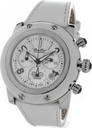 Glam Rock Leather Dress Womens Watch