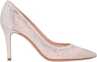 Gianvito Rossi Elegante Su&egrave;de Hakken - Dames - Pumps - Wit - 41 EU - Su&egrave;de - Schoenen