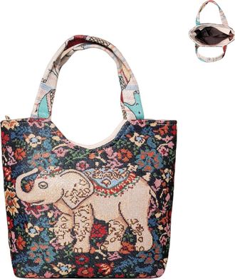 Generic Aesthetic Embroidery Tote Bag for Women Cute Reusable Canvas Shoulder Handbag for Shopping Grocery Book Gym, 2