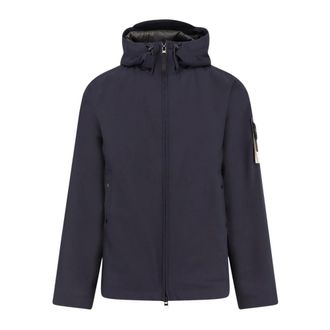 Stone Island Blauwe Parka Jassen - Heren - Zomerjassen - Blauw - 2XL - Polyester - Jassen